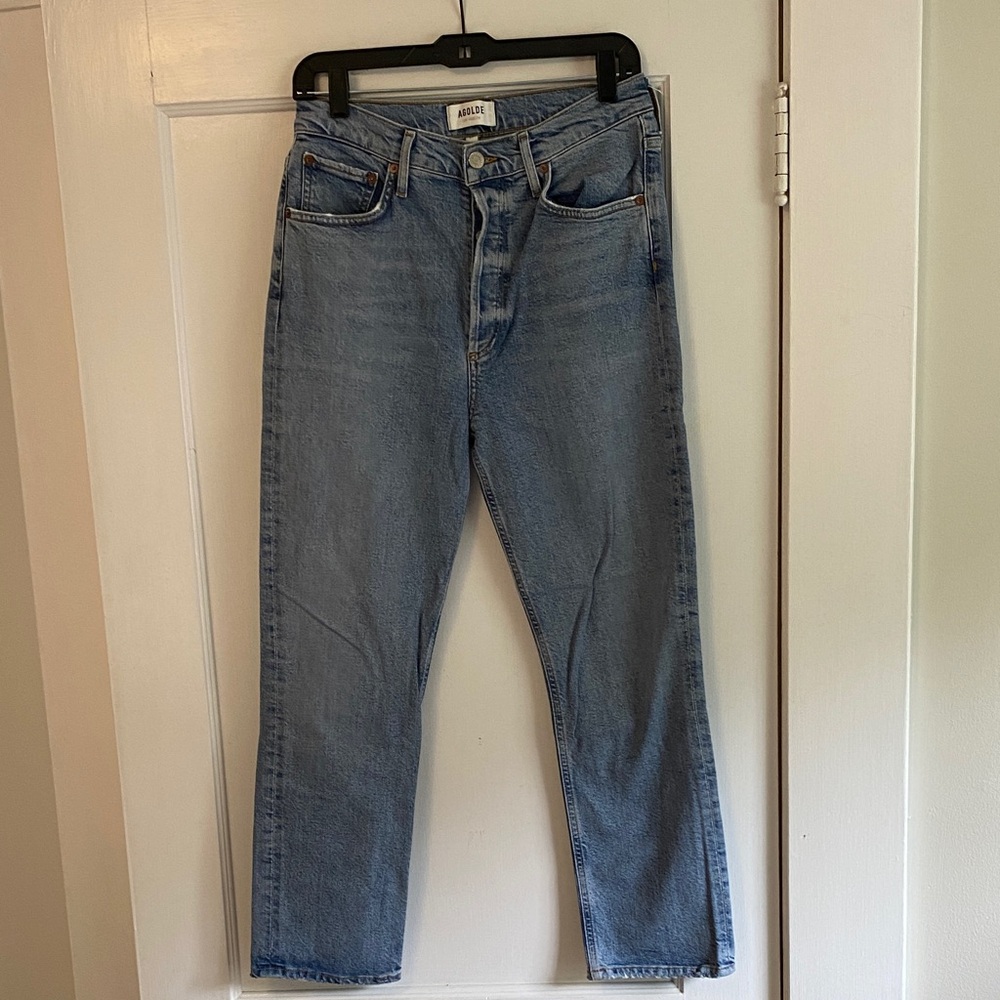 AGOLDE Riley “Shiver” High Rise Crop jean size 27